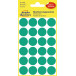 Avery Etiquettes ronds diamètre 18 mm, vert, 96 pièces