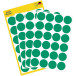Avery Etiquettes ronds diamètre 18 mm, vert, 96 pièces