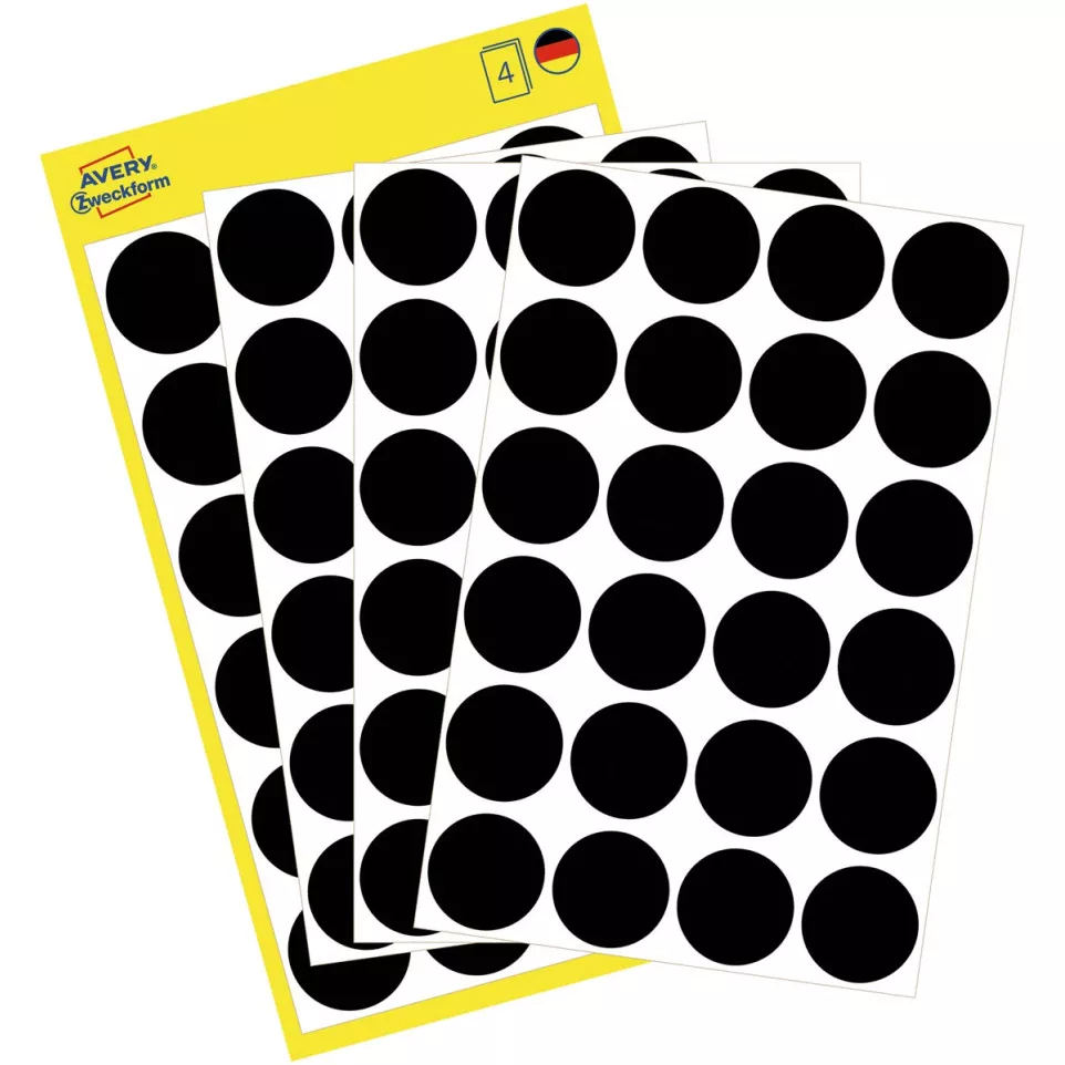 Avery Dennison Round Labels 18 mm...