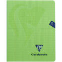 Clairefontaine schrift mimesys voor ft A5, 72 bladzijden, kaft in PP, geruit 4 x 8, geassorteerde kleuren
