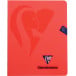 Clairefontaine schrift mimesys voor ft A5, 72 bladzijden, kaft in PP, geruit 5 mm, geassorteerde kleuren