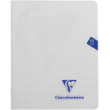 Clairefontaine schrift mimesys voor ft A5, 72 bladzijden, kaft in PP, geruit 5 mm, geassorteerde kleuren