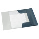 Leitz Cosy elastomap met 3 kleppen, uit karton, ft A4, grijs