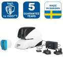 Rapid R5050e Electric Stapler, 50 Sheets, White and Black