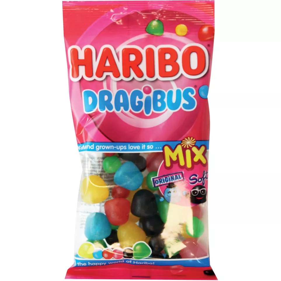 Haribo Dragibus Duo Mix 130g Bag