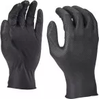 Milwaukee Nitrile Disposable Gloves with Grip 11/XXL Box of 50 Pieces