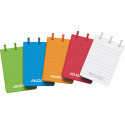 Adoc carnet de notes Colorlines, ft A7, ligné, couleurs assorties