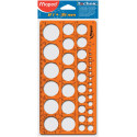 Maped Circle Template, Protective Pouch, Fileable