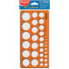 Maped Circle Template, Protective Pouch, Fileable