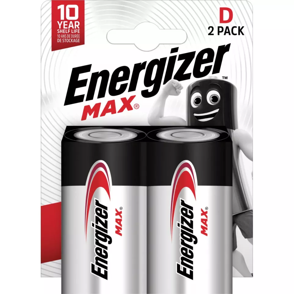 Energizer MAX D Alkaline Batteries...