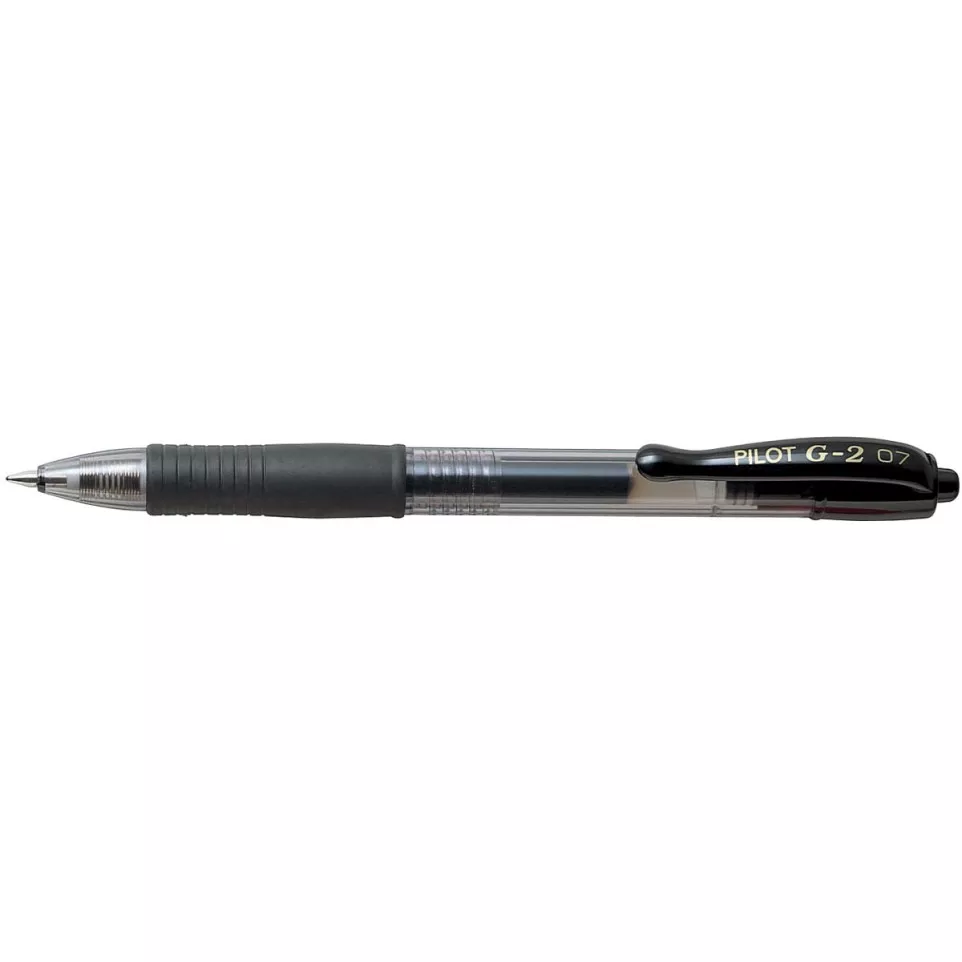Pilot roller intrekbare Gelpen G-2 zwart