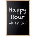 MAUL krijtbord zwart met houten frame 40 x 30cm