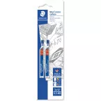 Staedtler Mars micro potloodstiften, 0,5 mm, HB, blister van 2 etuis van 12 stuks