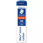 Staedtler Mars Micro Mechanical Pencil Leads 0.9 mm HB Pack of 12