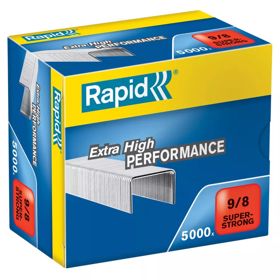 Rapid Nietjes 9/8, Gegalvaniseerd....