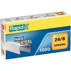 Rapid Agrafes 24/6, acier, boîte de 1.000 agrafes