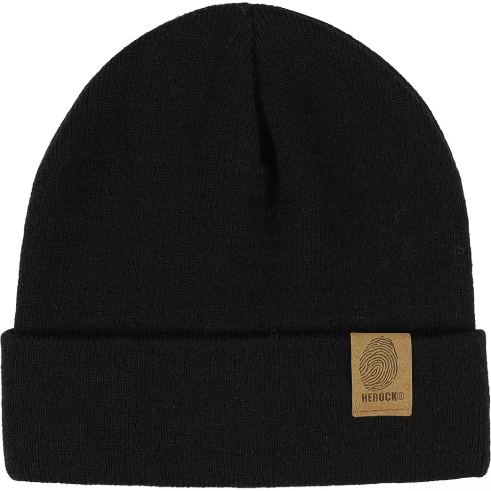 Herock Hebo Black Knitted Beanie per...