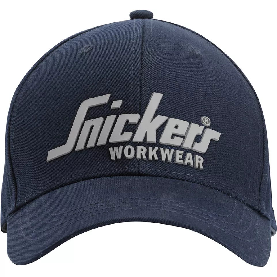 Snickers 9041 Navy Logo Cap per Piece