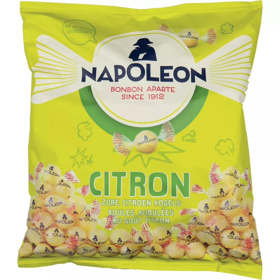Napoleon snoepjes citroen, zak van 1 kg