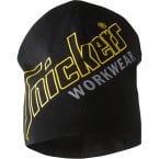 Black Cotton Beanie Yellow...