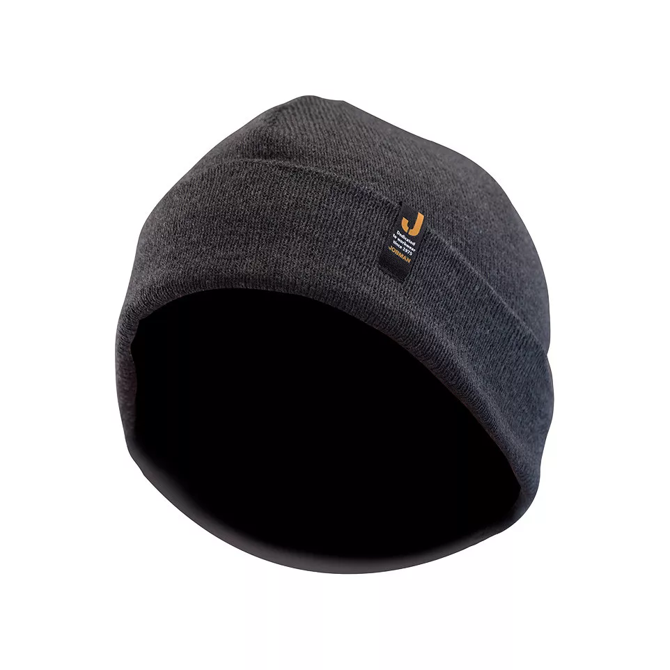 Bonnet acrylique côtelé anthracite...