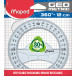 Maped rapporteur Geometric 360°, 12 cm