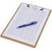 MAUL klemplaat Basic, hardboard karton, A4 staand, bruin