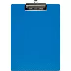 MAUL klemplaat Flexx PP A4 staand helder blauw