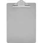 MAUL Stainless Steel Clipboard A4 Portrait Silver