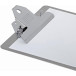 MAUL klemplaat Steel geheel RVS, ook de klem, A4 staand