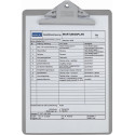 MAUL Stainless Steel Clipboard A4 Portrait Silver