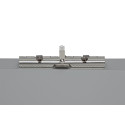 MAULassist klembordkoffer aluminium A4 staand, draait linksom open (zijkant)