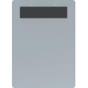MAUL Aluminium Clipboard with Magnetic Strip and Flat Clip A4 Portrait