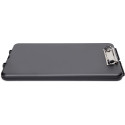 MAUL Slim Clipboard with Narrow Compartment PP A4 Portrait 34.5x24.2x3.3cm Black