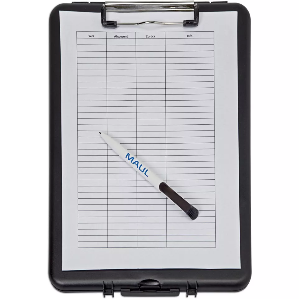 MAUL Slim Clipboard with Narrow...