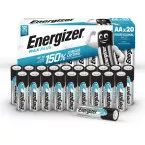 Energizer Max Plus AA Alkaline Batteries Pack of 20
