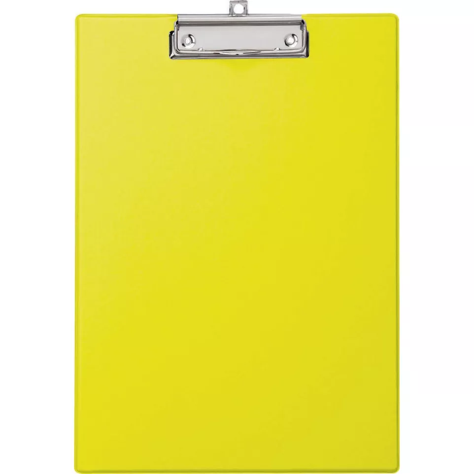 Maul Neon Yellow A4 Portrait Clipboard