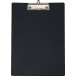 MAUL A4 PVC Clipboard Portrait Black with Transparent Pocket