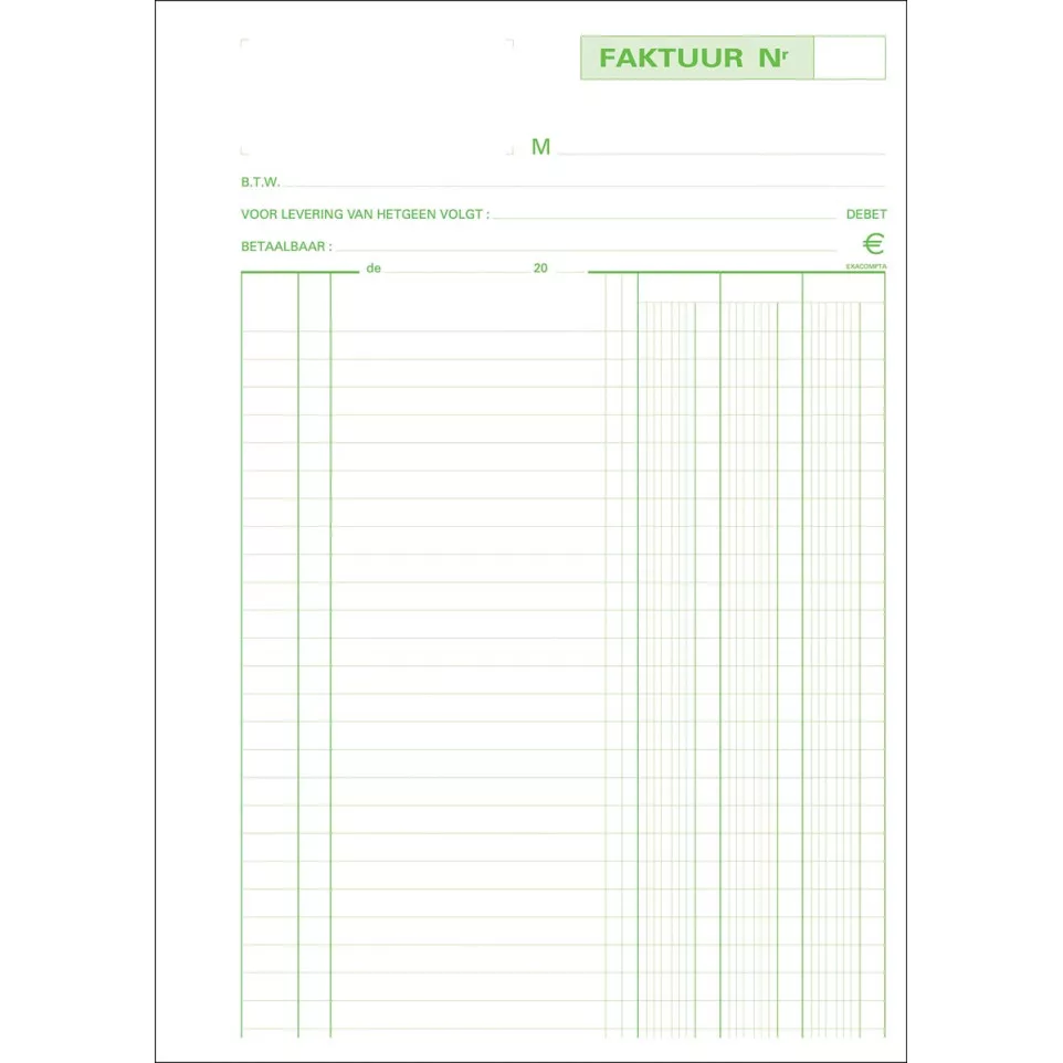 Exacompta Invoices ft 29.7 x 21 cm...