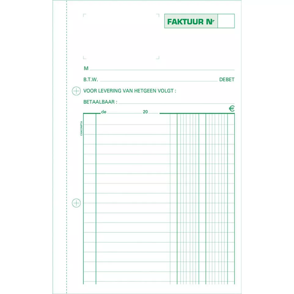 Exacompta Invoice Forms, 21 x 13.5...