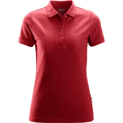 Polo manches courtes femme Snickers 2702 rouge XS / pce