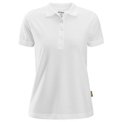 Snickers damespolo met korte mouwen 2702 wit XS / pce