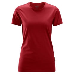 Dames-T-shirt met korte mouwen Snickers 2516 rood XXL / pce