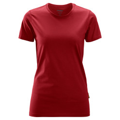 T-shirt manches courtes femme Snickers 2516 rouge XXL / pce