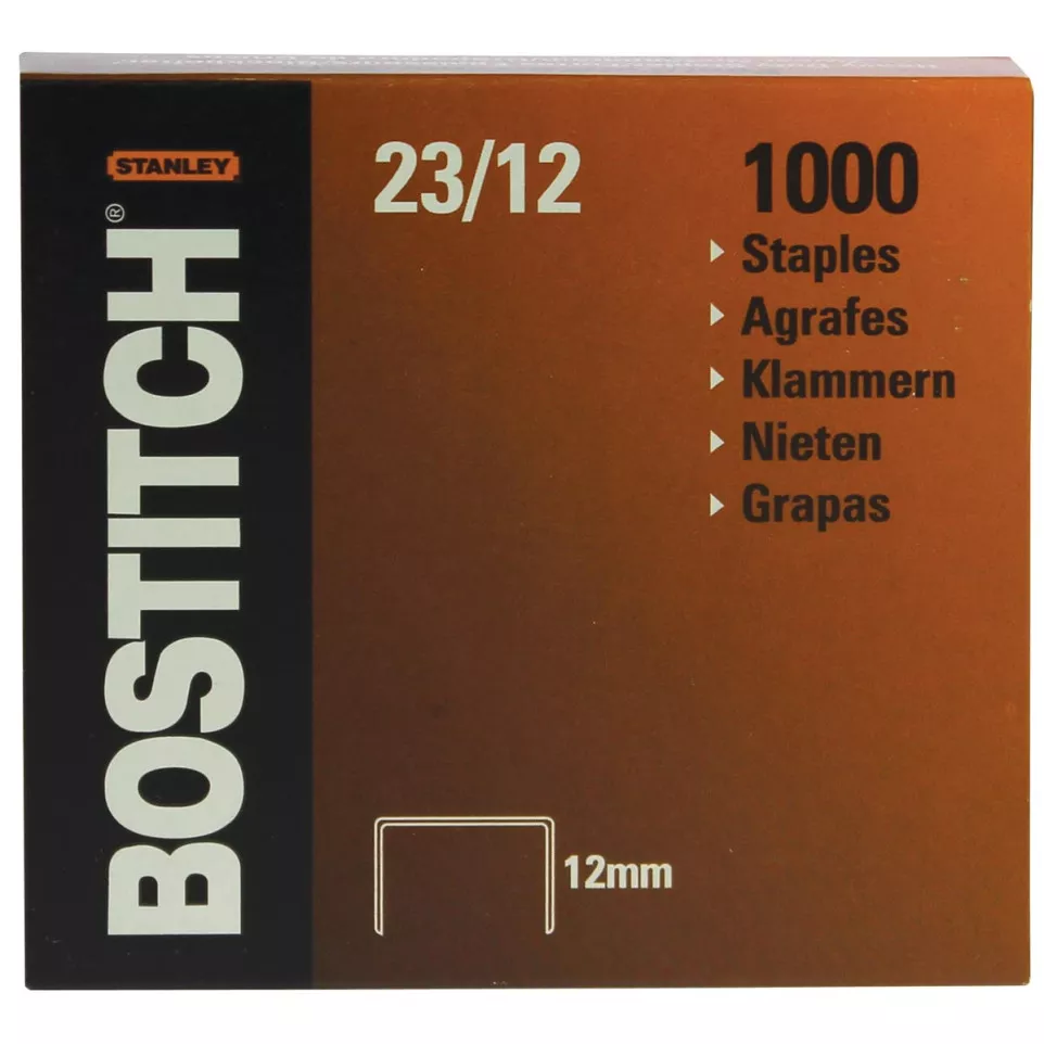 Bostitch nietjes 23-12-1M, 12 mm,...