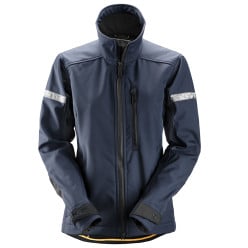 Snickers dames softshell jas 1207 marine XXL / pce