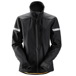 Snickers dames softshell jas 1207 zwart L / pce