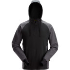 Sweat capuche bi-color...