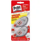 Pritt Compact Flex Correction Roller 4.2mm x 10m Pack of 2