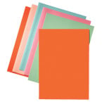 Esselte orange file folder,...